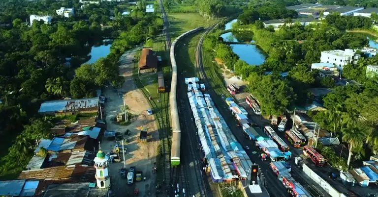 উত্তর জনপদের রেল লাইন
